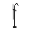 KEENEY Belanger Single-Handle Freestanding Tub Faucet with Hand Shower in Matte Black