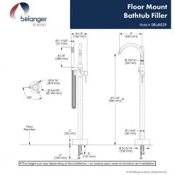 KEENEY Belanger Single-Handle Freestanding Tub Faucet with Hand Shower in Matte Black -Bathroom Faucets Store matte black keeney claw foot tub faucets del45cmb fa 1000