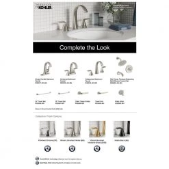 KOHLER Cursiva Single-Handle 3-Spray Tub and Shower Faucet in Matte Black (Valve Included) -Bathroom Faucets Store matte black kohler bathtub shower faucet combos k r26929 4g bl 1f 1000