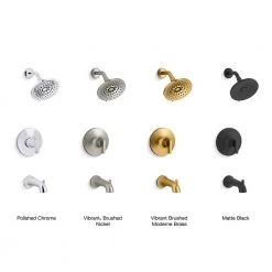 KOHLER Setra Single-Handle 3-Spray Tub and Shower Faucet in Matte Black (Valve Included) -Bathroom Faucets Store matte black kohler bathtub shower faucet combos k r29667 4g bl fa 1000