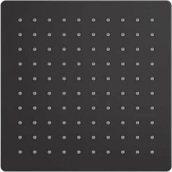 KOHLER Honesty 1-Spray 8 in. Rainhead Ceiling Mount Fixed Shower Head in Matte Black -Bathroom Faucets Store matte black kohler fixed shower heads k 26148 bl 4f 1000