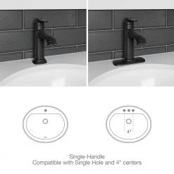 KOHLER Numista Single Hole Single-Handle Bathroom Faucet in Matte Black -Bathroom Faucets Store matte black kohler single hole bathroom faucets k r26583 4d bl 31 1000