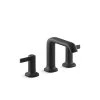 KOHLER Ashan 8 in. Widespread 2-Handle Bathroom Faucet in Matte Black