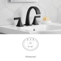 KOHLER Katun 8 in. Widespread 2-Handle Bathroom Faucet in Matte Black 19 KOHLER Katun 8 in. Widespread 2-Handle Bathroom Faucet in Matte Black -Bathroom Faucets Store matte black kohler widespread bathroom faucets k r78039 4d bl 1f 1000