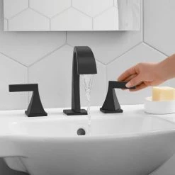 KOHLER Katun 8 in. Widespread 2-Handle Bathroom Faucet in Matte Black 12 KOHLER Katun 8 in. Widespread 2-Handle Bathroom Faucet in Matte Black -Bathroom Faucets Store matte black kohler widespread bathroom faucets k r78039 4d bl 40 1000