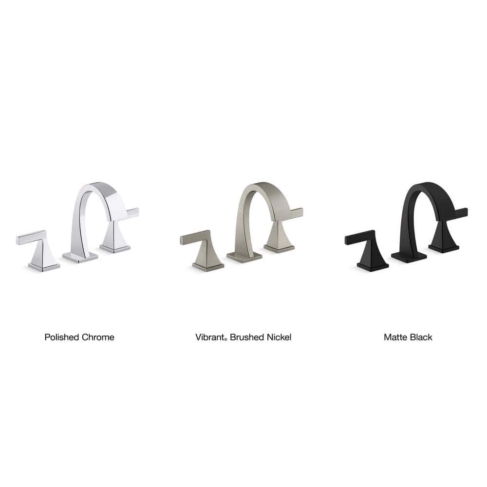 KOHLER Katun 8 in. Widespread 2-Handle Bathroom Faucet in Matte Black 6 KOHLER Katun 8 in. Widespread 2-Handle Bathroom Faucet in Matte Black - Image 6