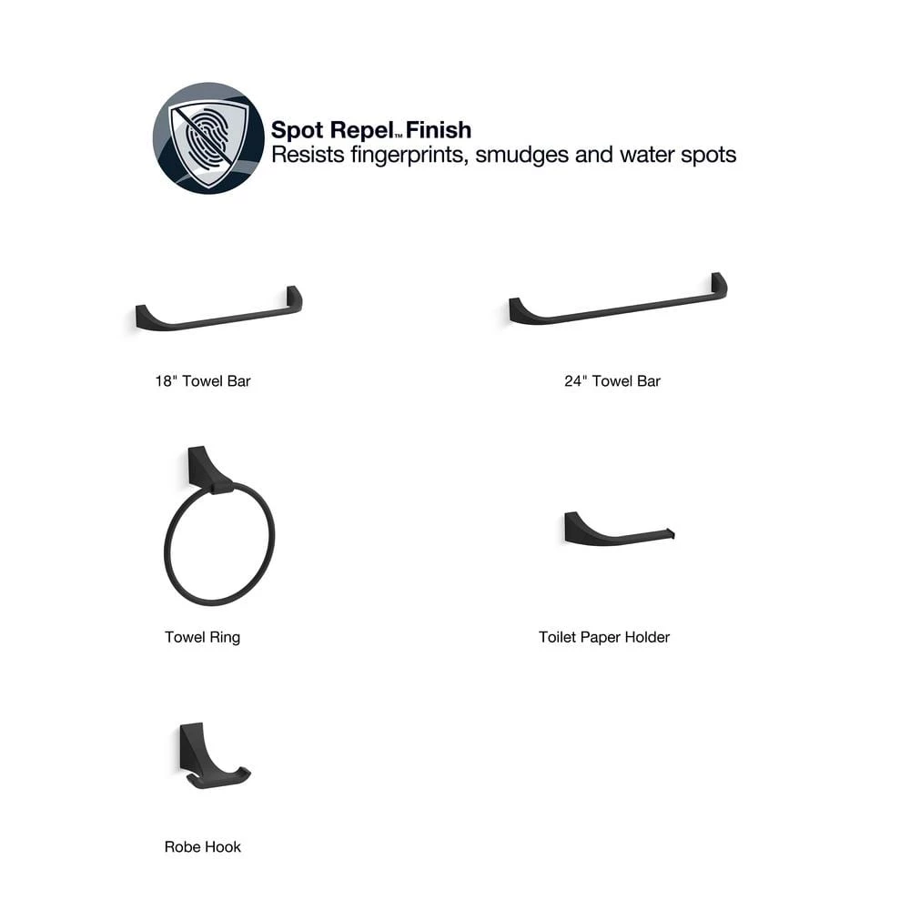 KOHLER Katun 8 in. Widespread 2-Handle Bathroom Faucet in Matte Black 7 KOHLER Katun 8 in. Widespread 2-Handle Bathroom Faucet in Matte Black - Image 7