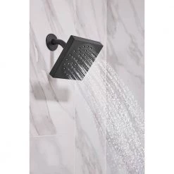 MOEN Genta Single-Handle 1-Spray Tub and Shower Faucet in Matte Black (Valve Included) -Bathroom Faucets Store matte black moen bathtub shower faucet combos 82760bl 1f 1000