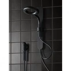 MOEN Nebia 1-Spray 8 in. Dual Shower Head and Handheld Shower Head with Magnetic Remote Dock in Matte Black -Bathroom Faucets Store matte black moen dual shower heads n207c0bl 4f 1000