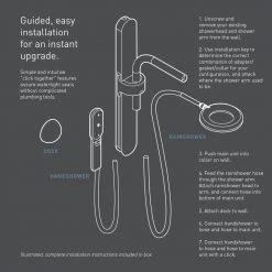 MOEN Nebia 1-Spray 8 in. Dual Shower Head and Handheld Shower Head with Magnetic Remote Dock in Matte Black -Bathroom Faucets Store matte black moen dual shower heads n207c0bl 66 1000