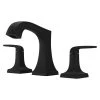 Pfister Bellance 8 in. Widespread Two Handle Bathroom Faucet with Drain Kit Included in Matte Black