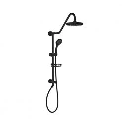 PULSE Showerspas Kauai III 6-Spray Dual Showerhead and Handheld Showerhead in Matte Black