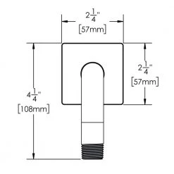 Speakman Lura 16 in. J-Shape Wall Mount Rain Shower Arm in Matte Black -Bathroom Faucets Store matte black speakman shower arm extensions s 2572 mb 1f 1000