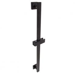 Speakman Lura 26 in. Adjustable Shower Slide Bar in Matte Black