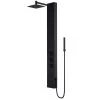 VIGO Rector 55.125 in. 2-Jet Shower Panel System with Adjustable Square Shower Head in Matte Black