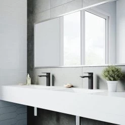 VIGO Davidson Single-Handle Single Hole Bathroom Faucet in Matte Black -Bathroom Faucets Store matte black vigo single hole bathroom faucets vg01043mb 77 1000