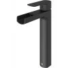 VIGO Amada Single-Handle Single Hole Bathroom Faucet in Matte Black