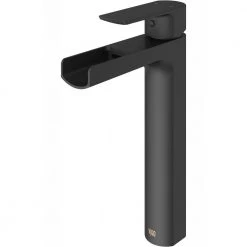 VIGO Amada Single-Handle Single Hole Bathroom Faucet in Matte Black