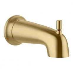 Glacier Bay Dorind Single-Handle 1-Spray Tub and Shower Faucet in Matte Gold (Valve Included) -Bathroom Faucets Store matte gold glacier bay bathtub shower faucet combos hd873x 5d4405 77 1000