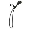 MOEN HydroEnergetix 8-Spray Patterns with 1.75 GPM 4.75 in. Wall Mount Single Handheld Shower Head in Mediterranean Bronze