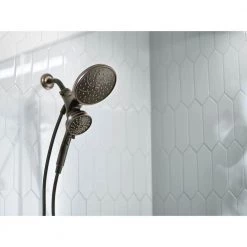 MOEN Brecklyn Single-Handle 6-Spray 1.75 GPM Shower Faucet in Mediterranean Bronze (Valve Included) -Bathroom Faucets Store mediterranean bronze moen shower faucets 82610brb c3 1000