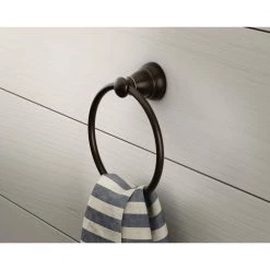 MOEN Banbury 8 in. Widespread 2-Handle Bathroom Faucet with Towel Ring in Mediterranean Bronze -Bathroom Faucets Store mediterranean bronze moen widespread bathroom faucets t84947brb tr 4f 1000