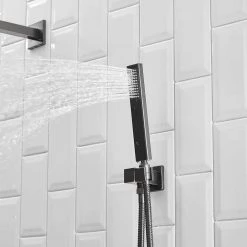 BWE 3-Spray Patterns With 2.5 GPM 10 in. Showerhead Wall Mounted Dual Shower Heads With Valve in Oil Rubbed Bronze -Bathroom Faucets Store oil rubbed bronze bwe shower faucets a 95010 orb s 4f 1000