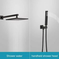 BWE 3-Spray Patterns With 2.5 GPM 10 in. Showerhead Wall Mounted Dual Shower Heads With Valve in Oil Rubbed Bronze -Bathroom Faucets Store oil rubbed bronze bwe shower faucets a 95010 orb s c3 1000