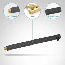 BWE 3-Spray Patterns With 2.5 GPM 10 in. Showerhead Wall Mounted Dual Shower Heads With Valve in Oil Rubbed Bronze -Bathroom Faucets Store oil rubbed bronze bwe shower faucets a 95010 orb s fa 1000