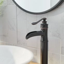 BWE Single Hole Single-Handle Vessel Bathroom Faucet in Oil Rubbed Bronze -Bathroom Faucets Store oil rubbed bronze bwe vessel sink faucets a 96556h orb 66 1000