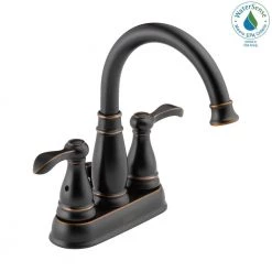 Delta Porter 4 in. Centerset 2-Handle Bathroom Faucet in Oil Rubbed Bronze -Bathroom Faucets Store oil rubbed bronze delta centerset bathroom faucets 25984lf ob eco 31 1000