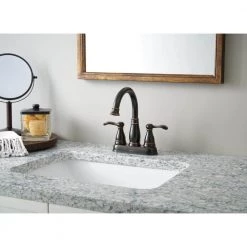 Delta Porter 4 in. Centerset 2-Handle Bathroom Faucet in Oil Rubbed Bronze -Bathroom Faucets Store oil rubbed bronze delta centerset bathroom faucets 25984lf ob eco 44 1000