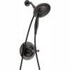 Delta Porter In2ition 2-in-1 Single-Handle 5-Spray Shower Faucet in Oil Rubbed Bronze (Valve Included)