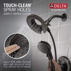 Delta Porter In2ition 2-in-1 Single-Handle 5-Spray Shower Faucet in Oil Rubbed Bronze (Valve Included) -Bathroom Faucets Store oil rubbed bronze delta shower faucets 142984c ob i20 66 1000