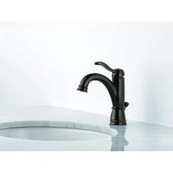 Delta Porter Single Hole Single-Handle Bathroom Faucet in Oil Rubbed Bronze 14 Delta Porter Single Hole Single-Handle Bathroom Faucet in Oil Rubbed Bronze -Bathroom Faucets Store oil rubbed bronze delta single hole bathroom faucets 15984lf ob eco 1d 1000