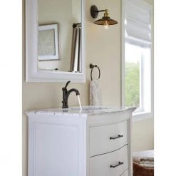 Delta Porter Single Hole Single-Handle Bathroom Faucet in Oil Rubbed Bronze 12 Delta Porter Single Hole Single-Handle Bathroom Faucet in Oil Rubbed Bronze -Bathroom Faucets Store oil rubbed bronze delta single hole bathroom faucets 15984lf ob eco 40 1000