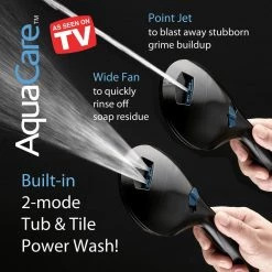 AQUACARE 80-Spray Patterns 2.5 GPM 7 in. Wall Mount Dual Shower Heads and Handheld Shower Head Antimicrobial in Oil Rubbed Bronze -Bathroom Faucets Store oil rubbed bronze dual shower heads 43366 1f 1000