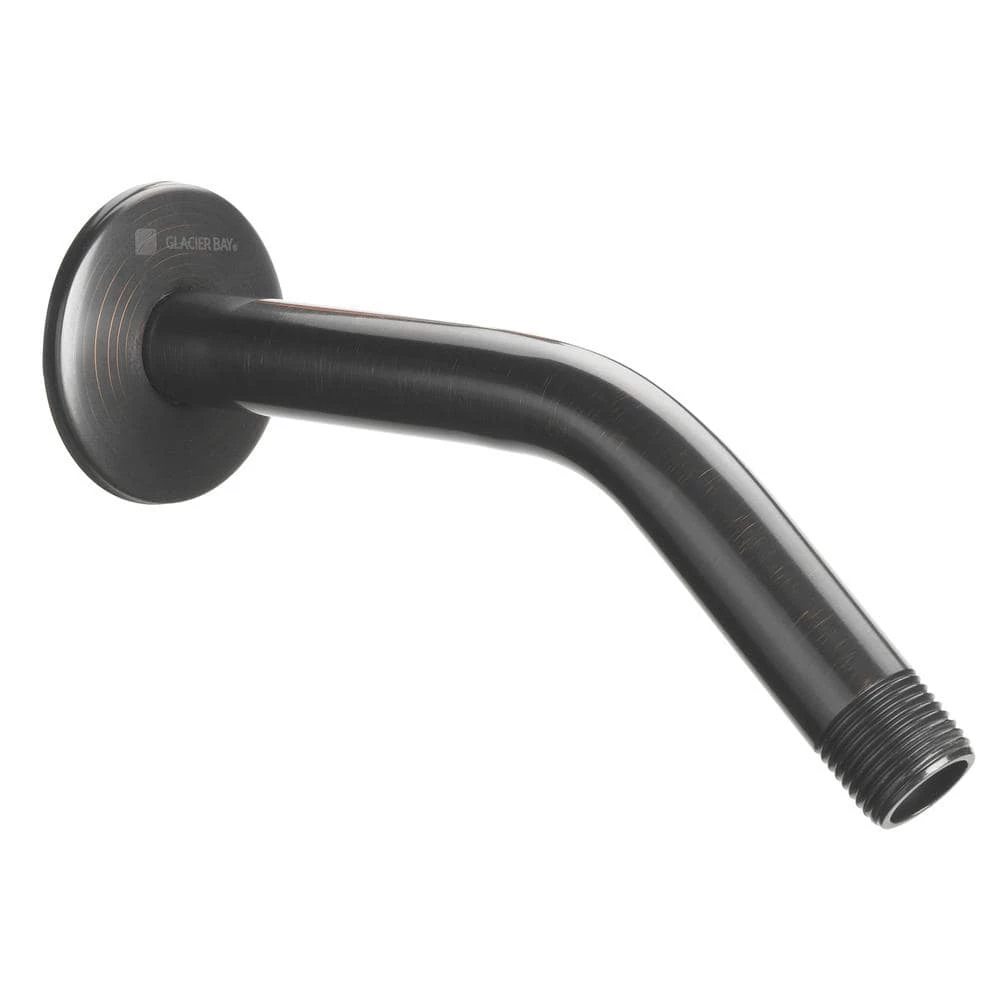 Glacier Bay 8 in. Shower Arm and Flange in Oil Rubbed Bronze 1 Glacier Bay 8 in. Shower Arm and Flange in Oil Rubbed Bronze