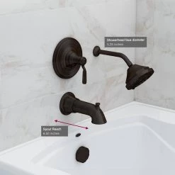 KOHLER Worth Single-Handle 3-Spray Tub and Shower Faucet in Oil Rubbed Bronze (Valve Included) -Bathroom Faucets Store oil rubbed bronze kohler bathtub shower faucet combos k r76258 4e 2bz 40 1000