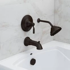 KOHLER Worth Single-Handle 3-Spray Tub and Shower Faucet in Oil Rubbed Bronze (Valve Included) -Bathroom Faucets Store oil rubbed bronze kohler bathtub shower faucet combos k r76258 4e 2bz d4 1000