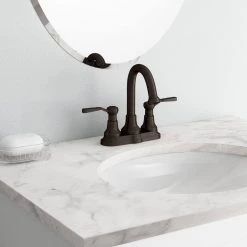 KOHLER Worth 4 in. Centerset 2-Handle Bathroom Faucet in Oil Rubbed Bronze -Bathroom Faucets Store oil rubbed bronze kohler centerset bathroom faucets r76256 4d 2bz 4f 1000