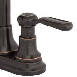 KOHLER Worth 4 in. Centerset 2-Handle Bathroom Faucet in Oil Rubbed Bronze -Bathroom Faucets Store oil rubbed bronze kohler centerset bathroom faucets r76256 4d 2bz a0 1000