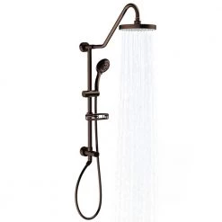 PULSE Showerspas Kauai III 2-Spray Shower System with Handshower in Oil Rubbed Bronze -Bathroom Faucets Store oil rubbed bronze pulse showerspas dual shower heads 1011 orb c3 1000