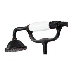 Transolid Cromwell 2-Handle Freestanding Floor Mount Tub Faucet with Handshower in Oil Rubbed Bronze 7 Transolid Cromwell 2-Handle Freestanding Floor Mount Tub Faucet with Handshower in Oil Rubbed Bronze -Bathroom Faucets Store oil rubbed bronze transolid claw foot tub faucets t4210 orb 1f 1000