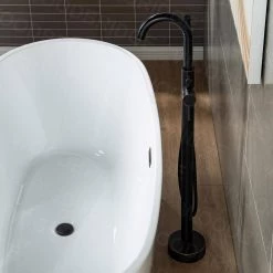 WOODBRIDGE Crater Lake Single-Handle Freestanding Tub Faucet with Hand Shower in Oil Rubbed Bronze 24 WOODBRIDGE Crater Lake Single-Handle Freestanding Tub Faucet with Hand Shower in Oil Rubbed Bronze -Bathroom Faucets Store oil rubbed bronze woodbridge claw foot tub faucets f1027 44 1000