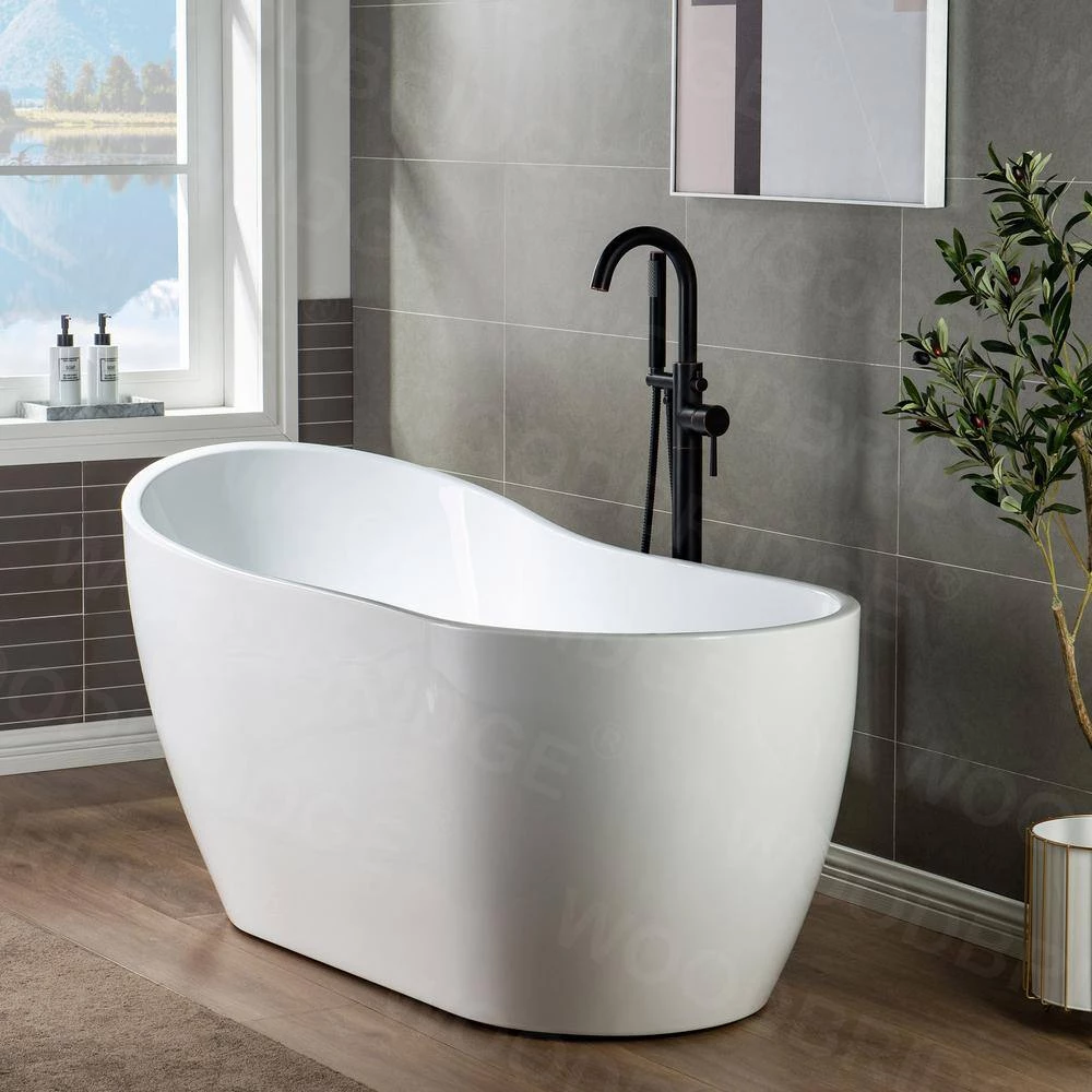 WOODBRIDGE Crater Lake Single-Handle Freestanding Tub Faucet with Hand Shower in Oil Rubbed Bronze 12 WOODBRIDGE Crater Lake Single-Handle Freestanding Tub Faucet with Hand Shower in Oil Rubbed Bronze - Image 12