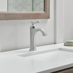 American Standard Rumson Single Hole Bathroom Faucet and Single-Handle 1-Spray Shower Faucet in Polished Chrome (Valve Included) -Bathroom Faucets Store polished chrome american standard shower faucets rumsonsomonoch 76 1000