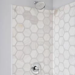 American Standard Rumson Single Hole Bathroom Faucet and Single-Handle 1-Spray Shower Faucet in Polished Chrome (Valve Included) -Bathroom Faucets Store polished chrome american standard shower faucets rumsonsomonoch c3 1000