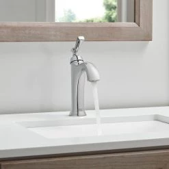 American Standard Rumson Single Hole Bathroom Faucet and Single-Handle 1-Spray Shower Faucet in Polished Chrome (Valve Included) -Bathroom Faucets Store polished chrome american standard shower faucets rumsonsomonoch d4 1000