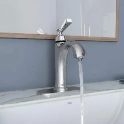 American Standard Rumson Single Hole Bathroom Faucet and Single-Handle 1-Spray Shower Faucet in Polished Chrome (Valve Included) -Bathroom Faucets Store polished chrome american standard shower faucets rumsonsomonoch fa 1000